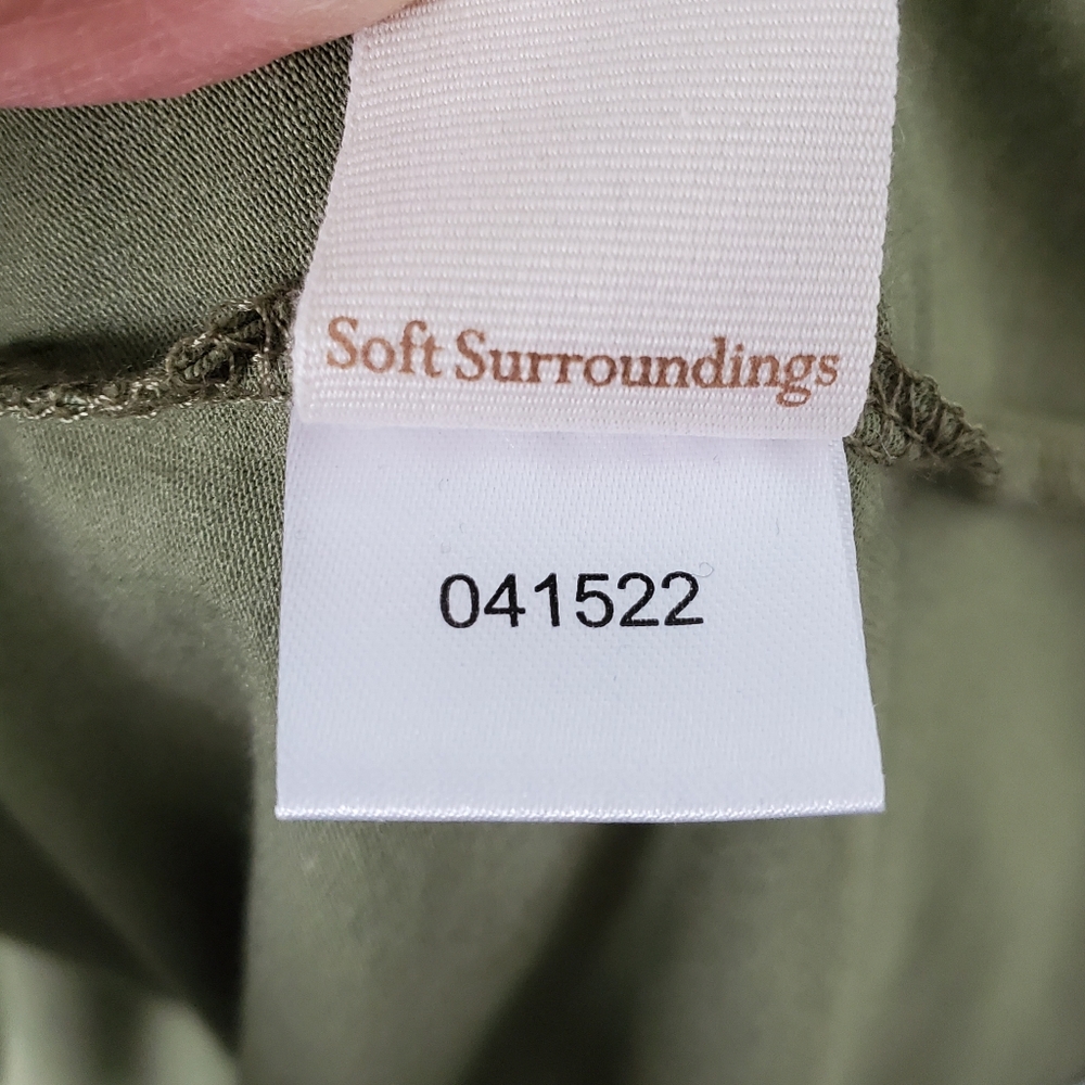 Soft Surroundings Women Camille T-Shirt Dress Size Petite Medium - Picture 8 of 8